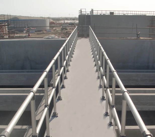 Aluminium Handrails For Water Treatment Plant (1)